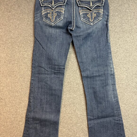Rock Revival Debbie Women's Blue Jeans Boot Size 28 - Used - Picture 5 of 6
